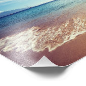 Beach Sunset Fotodruck (Ecke)