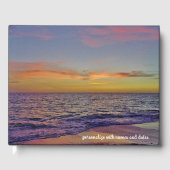 Beach Sunset Gästebuch (Vorderseite)