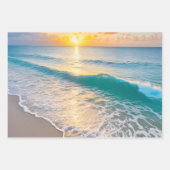 Beach Sunset Geschenkpapier Set (Vorderseite 2)