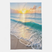 Beach Sunset Geschirrtuch (Vertikal)