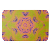 Beach Sunset Gradient Contrast Mandela Badematte (Vorderseite)