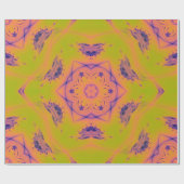 Beach Sunset Gradient Contrast Mandela Geschenkpapier (Flach)