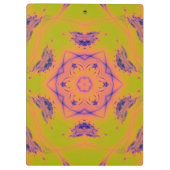 Beach Sunset Gradient Contrast Mandela Klemmbrett (Rückseite)