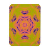 Beach Sunset Gradient Contrast Mandela Magnet (Vertikal)