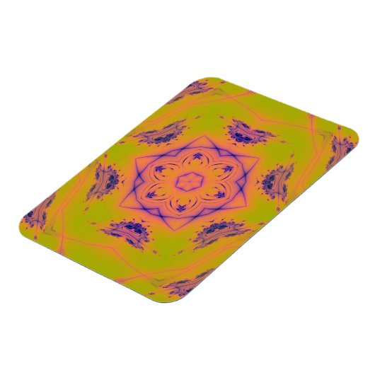 Beach Sunset Gradient Contrast Mandela Magnet (Linke Seite)