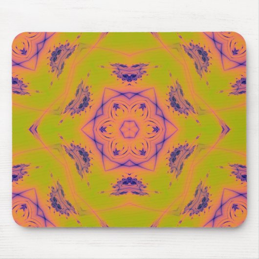 Beach Sunset Gradient Contrast Mandela Mousepad (Vorne)