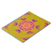 Beach Sunset Gradient Contrast Mandela Notizblock (Linke Seite)