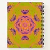 Beach Sunset Gradient Contrast Mandela Notizblock (Rückseite)