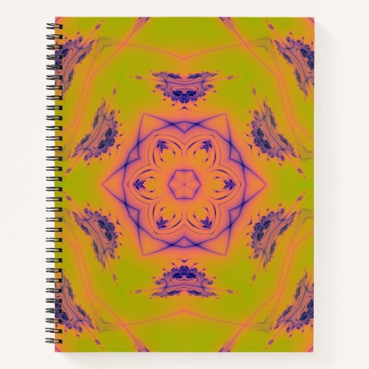 Beach Sunset Gradient Contrast Mandela Notizblock (Vorderseite)