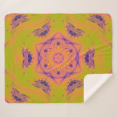 Beach Sunset Gradient Contrast Mandela Sherpadecke (Vorderseite (Horizontal))