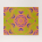 Beach Sunset High Contrast Mandela Puzzle (Horizontal)