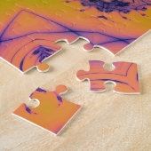 Beach Sunset High Contrast Mandela Puzzle (Seite)