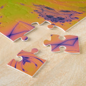 Beach Sunset High Contrast Mandela Puzzle (Seite)