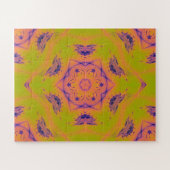 Beach Sunset High Contrast Mandela Puzzle (Horizontal)