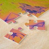 Beach Sunset High Contrast Mandela Puzzle (Seite)