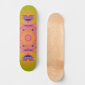 Beach Sunset High Contrast Mandela Skateboard (Vorderseite)