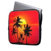 Beach Sunset Laptopschutzhülle (Vorderseite Links)