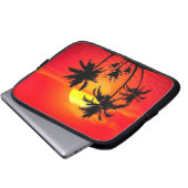 Beach Sunset Laptopschutzhülle (Vorne Knopf)