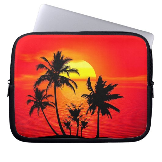 Beach Sunset Laptopschutzhülle (Vorderseite)