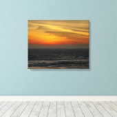 Beach Sunset Leinwand (Insitu (Holzboden))