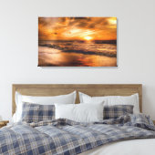 Beach Sunset Leinwanddruck (Insitu (Schlafzimmer))