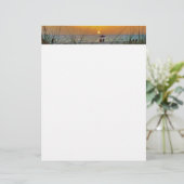 Beach Sunset Letterhead (Stehend Vorderseite)