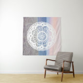 Beach Sunset Mandala Tapestry Wandteppich (Beispiel (Horizontal))
