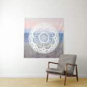 Beach Sunset Mandala Tapestry Wandteppich (Beispiel)