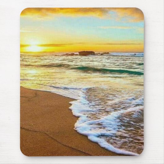 Beach Sunset Mousepad (Vorne)