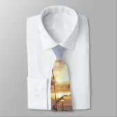 Beach Sunset Neck Tie Krawatte (Gebunden)