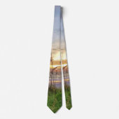 Beach Sunset Neck Tie Krawatte (Vorderseite)