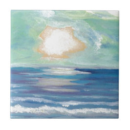 Beach Sunset Ocean Sea Surf Sun Gifts Fliese