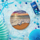 Beach Sunset Pappteller (Party)