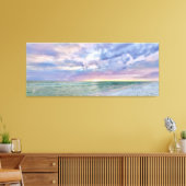 Beach Sunset Pasta Seascape Feine Kunst Leinwand (Insitu (Wohnzimmer))