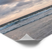 Beach Sunset Photo in San Diego, California Poster (Ecke)