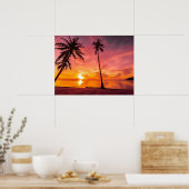 Beach Sunset Plakate (Küche)