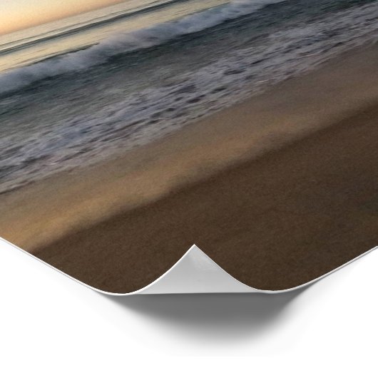 Beach Sunset Poster (Ecke)