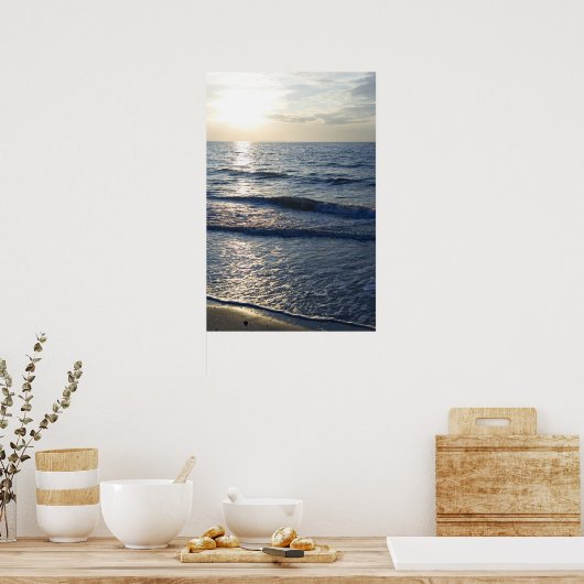 Beach Sunset Poster (Küche)