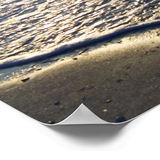 Beach Sunset Poster (Ecke)