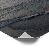 Beach Sunset Poster (Ecke)