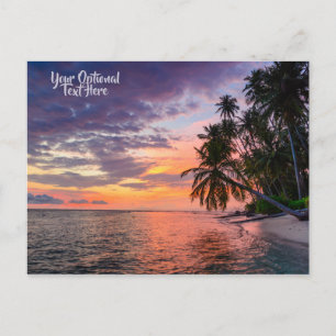Beach Sunset Postkarte