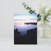 Beach Sunset Postkarte (Stehend Vorderseite)