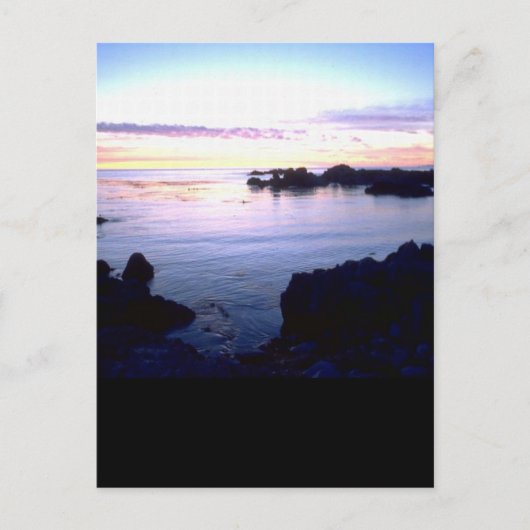 Beach Sunset Postkarte (Vorderseite)