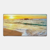 Beach Sunset Schreibtischunterlage (Vorderseite)