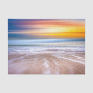 Beach Sunset Seidenpapier