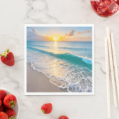 Beach Sunset Serviette (Beispiel)