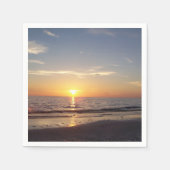 Beach Sunset Serviette (Vorderseite)