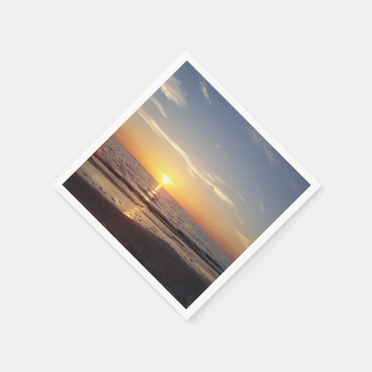 Beach Sunset Serviette (Ecke)