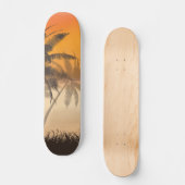 Beach Sunset Skies Skateboard (Vorderseite)