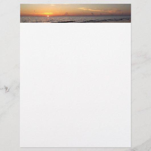 Beach Sunset Stationary (Vorderseite)